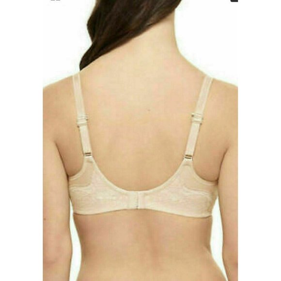 🆕WACOAL Style Standard Full Unpadded Convertible UW Bra 40D Rose Dust #855347 - Picture 2 of 8